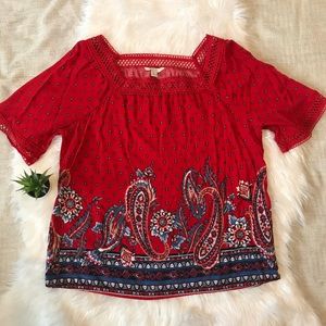 Est. 1946 Boho Hippy Tunic Top